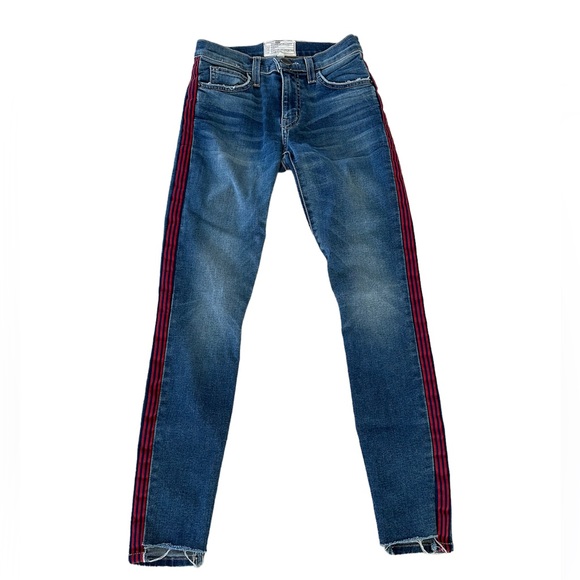 Current Elliot red stripe jeans - Picture 5 of 5